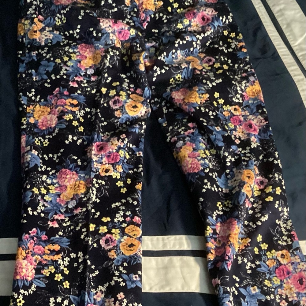 Laundry By Shelli Segal Floral Ankle Pants - Multicolor